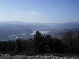 Ceahlaul in zare, de sus de pe Cozla Ceahlaul in zare, de sus de pe Cozla