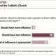 Ce părere au germanii despre biserica catolică