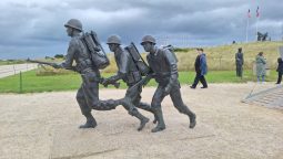 Americani debarcând pe Utah beach