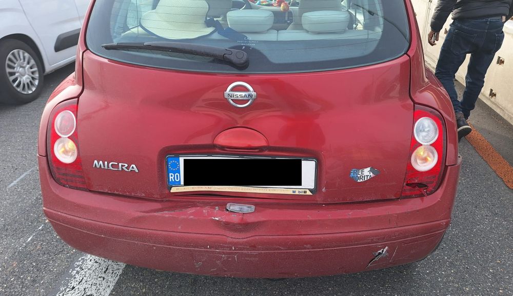 La locul accidentului
