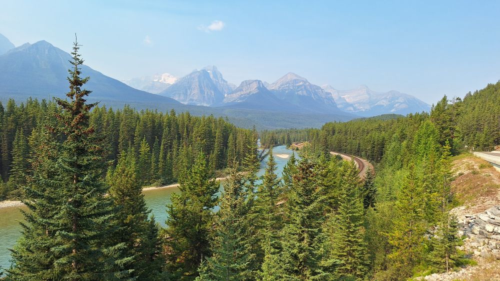 În Parcul natural Banff