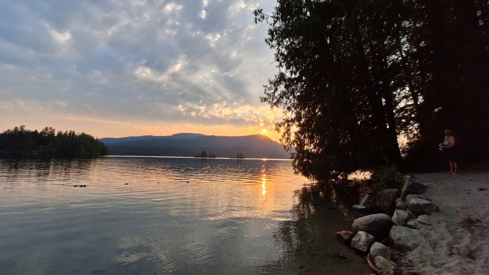 Aici am făcut prima și ultima baie într-un lac din Canada